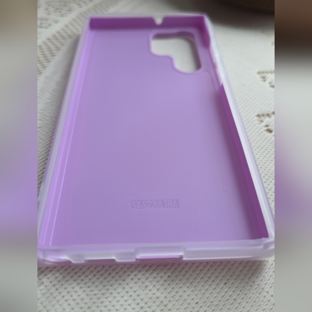Samsung Galaxy S22 Ultra Purple Phone Case - Picture 2 of 2